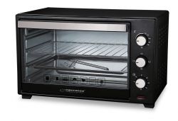 Esperanza EKO008 PROSCIUTTO 1600W, 20 L, 0 - 250°C Fekete Elektromos mini sütő