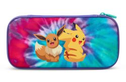 PowerA Slim Case, Nintendo Switch/Lite/OLED, Tie-Dye Pikachu & Eevee, Konzol védőtok