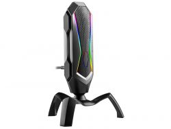 Tracer Spider USB-C RGB fekete zajcsökkentős gamer mikrofon