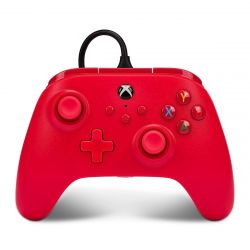 PowerA Wired Xbox Series X|S, Xbox One, PC Vezetékes Piros kontroller