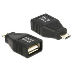 Delock microUSB 2.0 B (M) - USB 2.0 (F) OTG adapter