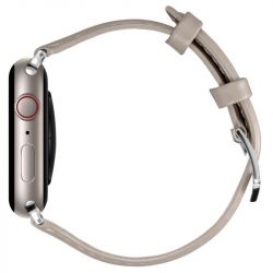 Spigen AMP05440 Cyrill Kajuk Apple Watch (41/40/38mm) krém valódi bőr szíj