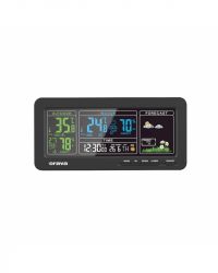 Orava METEO-1 max. 30m, IPX3, LCD Fekete meteorológiai állomás vezeték nélküli érzékelővel