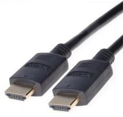 PremiumCord kphdm2-05 HDMI 2.0 High Speed + Ethernet 0,5 m fekete kábel
