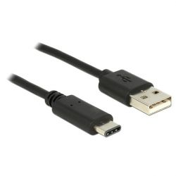 DELOCK USB Type-C 2.0 apa to USB 2.0 A apa 1m kábel