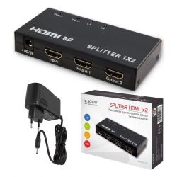 Savio CL-42 HDMI Splitter Full HD fekete audio-video elosztó