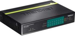 Trendnet TPE-TG82G hálózati kapcsoló Beállítást nem igénylő (unmanaged) Gigabit Ethernet (10/100/1000) Ethernet-áramellátás (PoE) támogatása Fekete