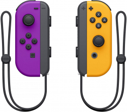 Nintendo Switch Joy-Con Neon Purple/ Neon Orange Vezeték nélküli kontroller