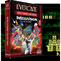 Evercade #21, Intellivision Collection 1, 12in1, Retro, Multi Game, Játékszoftver csomag