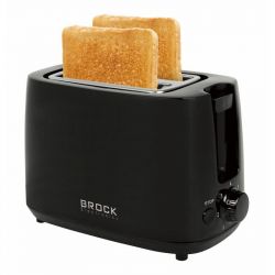 Brock BT 1007 BK, 700 W, 2 szeletes, 5 fokozat, Fekete, Kenyérpiritó