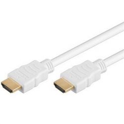 PremiumCord kphdme005w HDMI High Speed + Ethernet 0,5 m fehér kábel