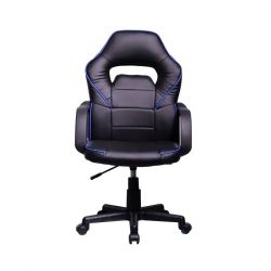Iris GCH101BK Class 2 gázemelő, 630 mm háttámla, műbőr bevonat fekete-kék gamer szék