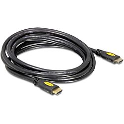 Delock HDMI (M) - HDMI (M) 1m 4K Ethernet fekete HDMI kábel
