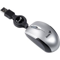 Genius Micro Traveler V2 1200DPI USB optikai ezüst egér