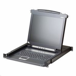 ATEN konsola KVM LCD 17'' + klawiatura + touchpad 19'' 1U (KVM, Video switch)