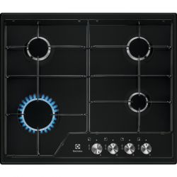 Electrolux EGS6424K 4 főzőzóna, 7800 W fekete beépíthető gáz főzőlap