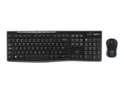 Logitech MK270 US, 2.4 GHz fekete wireless billentyűzet + egér 