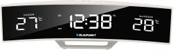 Blaupunkt CR12WH FM, beltéri, kültéri hőmérséklet LED fehér rádiós ébresztőóra