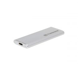 Transcend ESD240C 120GB USB 3.1 Gen 2 Type C 520/460mb/s ezüst külső SSD