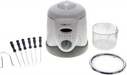 Clatronic FFR 2916 1 L, 80-190 °C fehér-szürke olajsütő/fondue készítő