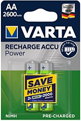 VARTA Power AA 2600mAh Ni-MH 1,2V (2 db) Újratölthető akku elem