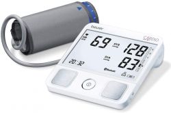 Beurer BM 93 23-43 cm, 2 x 60 memória fehér-szürke vérnyomásmérő EKG funkcióval