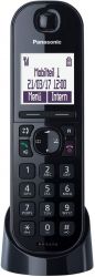 Panasonic KX-TGQ200GB 1.8", 120 csatorna fekete DECT VoIP telefon