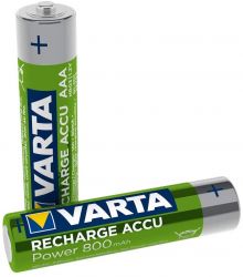 VARTA Power AAA 800mAh Ni-MH 1,2V (2 db) Újratölthető akku elem