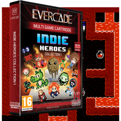Evercade #17, Indie Heroes Collection 1, 14in1, Retro, Multi Game, Játékszoftver csomag