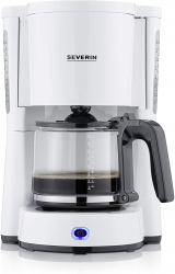 Severin KA 4816 1000W, 1.25L, Félautomata, Fehér csepegtető kávéfőző