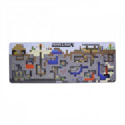 Paladone PP8805MCF Minecraft: Mining World, L, 80 x 30 cm, csúszásmentes Többszínű gamer billentyűzet és egérpad