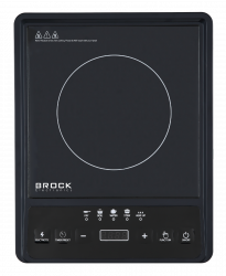 Brock HP 2009, 2000W, 1-zónás, Hordozható, Kerámia, Fekete, Indukciós főzőlap