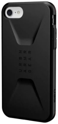 UAG Civilian, Apple iPhone SE 2022, Fekete, Szilikon, Mobiltelefon tok