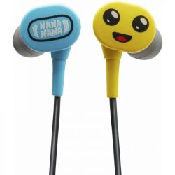 PowerA Earbuds Wired, Nintendo Switch, 8 mm, Jack 3,5 mm, Fortnite: Peely, Vezetékes headset