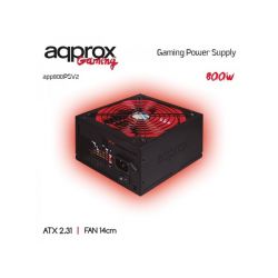 APPROX APP800PSV2 800W tápegység 14cm fan (aktív PFC) (Tápegység)