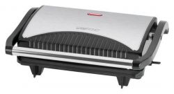 Clatronic MG 3519 700 W, tapadásmentes fekete-ezüst mini kontaktgrill