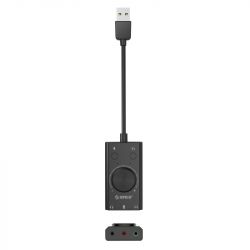 ORICO C2 USB2.0, 15Hz-25KHz fekete külső hangkártya