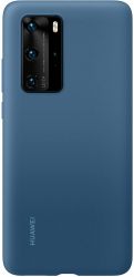 Huawei P40 (51993721) szilikon gyári kék hátlap tok