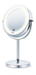 Beurer BS 55 13 cm átmérő, 18 LED, 7 x nagyítás Ezüst-Fehér kozmetikai tükör