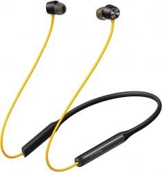 Buds Wireless Pro Bluetooth 5.0, IPX4 sárga-fekete mikrofonos fülhallgató