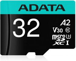 Adata Premier Pro AUSDH32GUI3V30SA2-RA1 32GB microSDHC memóriakártya adapterrel