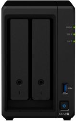 Synology DiskStation DS720+ 2-lemezes (4×2,0-2,7 GHz CPU, 2 GB RAM) Nas szerver