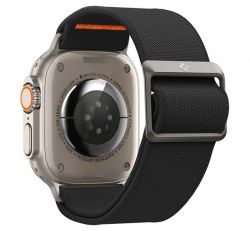 Spigen AMP05983 Lite Fit Ultra Apple Watch (49/45/44/42mm) fekete szövet szíj