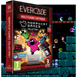 Evercade #25, Morphcat Games Collection 1, 3in1, Retro, Multi Game, Játékszoftver csomag
