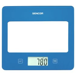 Sencor SKS5022BL LCD, max. 5 kg kék-átlátszó konyhai mérleg