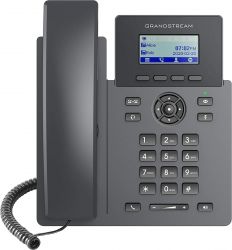 Grandstream GRP2601P 2-Line LCD PoE fekete VoIP telefon
