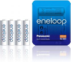 Panasonic Eneloop AA 1900mAh NIMH (4 db) Újratölthető elem (Sliding pack)