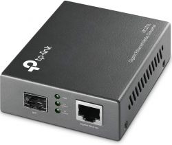 TP-Link MC220L 1000(réz)-1000FX(LC) Single/Multi mód optikai média konverter