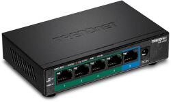 Trendnet TPE-TG52 hálózati kapcsoló Beállítást nem igénylő (unmanaged) Gigabit Ethernet (10/100/1000) Ethernet-áramellátás (PoE) támogatása Fekete