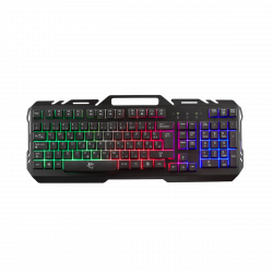 White Shark Gladiator-2, GK1923 104 gomb, angol, USB fekete gamer billentyűzet 